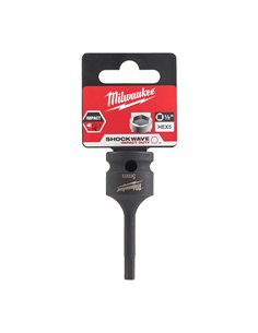 Cap tubular HEX 1/2 inch - Milwaukee - HEX5 1/2 inch impact bit socket - cod 4932478063 2