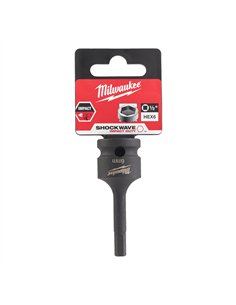 Cap tubular HEX 1/2 inch - Milwaukee - HEX6 1/2 inch impact bit socket - cod 4932478064 2