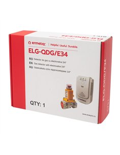 Set detector gaz cu electrovalvă 1/2",  220V (9-12V) - Ermetiq - ELG-QDG_E12 2