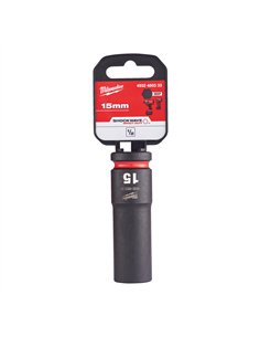 Chei tubulare de impact SHOCKWAVE IMPACT DUTY - Milwaukee - 15 mm 1/2 inch impact socket deep - 1 buc - cod 4932480333 2