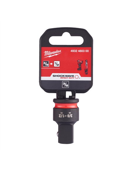 Chei tubulare de impact 3/8 inch - adaptoare - Milwaukee - Impact socket adaptor 3/8 inch to 1/2 inch- 1 buc - cod 4932480300