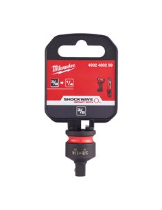 Adaptor Milwaukee Impact de la patrat 3/8 inch la patrat 1/4 inch - 1 buc - cod 4932480299 2