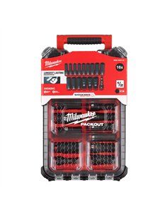 Chei tubulare de impact SHOCKWAVE IMPACT DUTY - Milwaukee - 1/2 inch Packout impact socket set - 1 6 buc - cod 4932480943 2