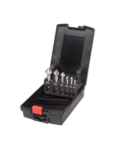 Zencuitoare HSS - Milwaukee - Countersink set HSS - 6 buc - cod 4932493574