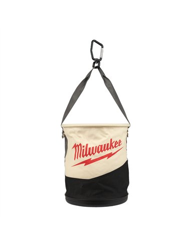 Geanta scule cu carabina si buzunare lucratori linii electrice aeriene de inalta tensiune - Milwaukee - Textile Utility Bucket w