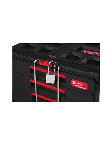 Cutii PACKOUT cu sertare - Milwaukee - Packout 2 + 1 Drawer Tool Box - cod 4932493190