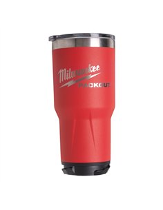 Cana termica rosie PACKOUT - Milwaukee - Packout Tumbler 887 ml Red - cod 4932479075