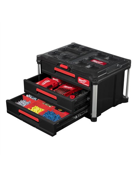 Cutii PACKOUT cu sertare - Milwaukee - Packout 3 Drawer Tool Box - cod 4932472130