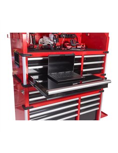 TOOLGUARD Dulap de scule mobil, cu 10 sertare, metalic, 117 cm - Milwaukee - SRC46-1 - cod 4932478852 2