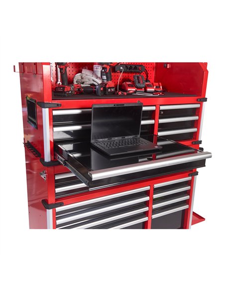 TOOLGUARD Dulap de scule mobil, cu 10 sertare, metalic, 117 cm - Milwaukee - SRC46-1 - cod 4932478852