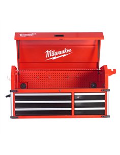 TOOLGUARD Dulap de scule, cu 6 sertare, metalic, 117 cm (modul suplimentar pentru cel mobil) - Milwaukee - STC46-1 - cod 493247