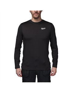 Bluza de corp neagra, vreme rece WORKSKIN - Milwaukee - CWB LS BL XXL - cod 4932498287