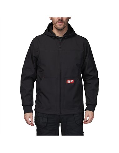 Jacheta Softshell neagra cu gluga FREEFLEX - Milwaukee - SJ BL S - cod 4932498271