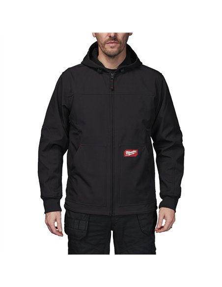 Jacheta Softshell neagra cu gluga FREEFLEX - Milwaukee - SJ BL S - cod 4932498271