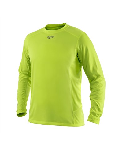 Bluza de corp subtire cu maneci lungi WORKSKIN - Vizibilitate sporita - Milwaukee - WWLSG (M) - cod 4933478189