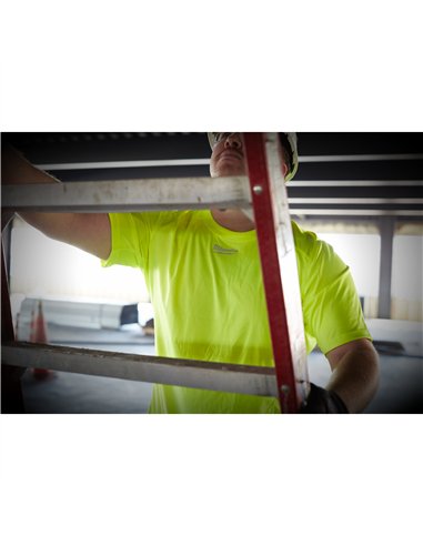 Bluza de corp subtire cu maneci scurte WORKSKIN -- Vizibilitate sporita - Milwaukee - WWSSG (L) - cod 4933478196