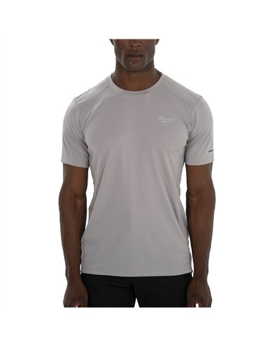 Bluza de corp subtire cu maneci scurte WORKSKIN -- Vizibilitate sporita - Milwaukee - WWSSG (XL) - cod 4933478197