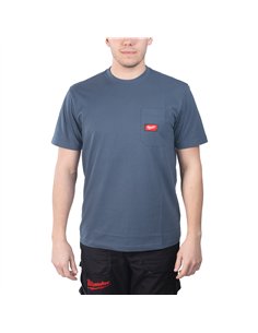 Tricou lucru - Milwaukee - WT SS BLU XXL - cod 4932493017
