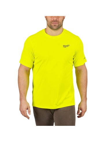 Tricou tehnic WORKSKIN - Milwaukee - WW SS YL L - cod 4932493075