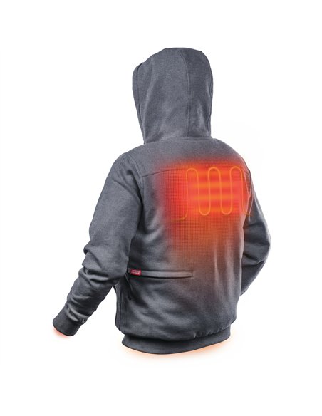 Hanorac incalzit negru M12 - Milwaukee - M12 HH GREY3-0 (S) - cod 4933464352