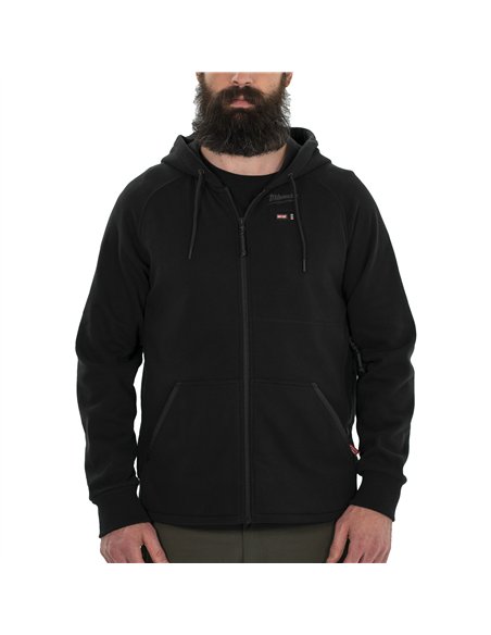 Hanorac negru incalzit M12 - Milwaukee - M12 HHBL4-0 (L) - cod 4932480063