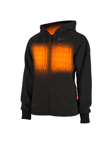 Hanorac negru incalzit pentru femei M12 - Milwaukee - M12 HHLBL1-0 (L) - cod 4932480092