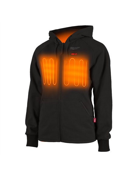 Hanorac negru incalzit pentru femei M12 - Milwaukee - M12 HHLBL1-0 (L) - cod 4932480092