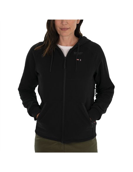 Hanorac negru incalzit pentru femei M12 - Milwaukee - M12 HHLBL1-0 (S) - cod 4932480090