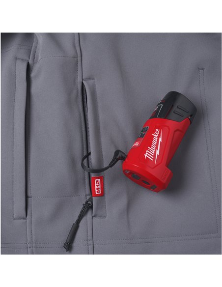 Jacheta incalzita M12 - Milwaukee - M12 HJ GREY5-0 (XXXL) - cod 4933479363