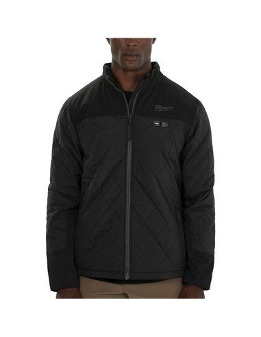 Jacheta puffer hibrid incalzita M12 - Milwaukee - M12 HJP-0 (2XL) - cod 4933464368