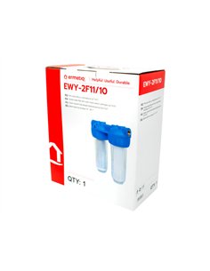 Filtru apa dublu cu sita/carbune 2x1"x10" - Ermetiq - EWY-2F11_10 2