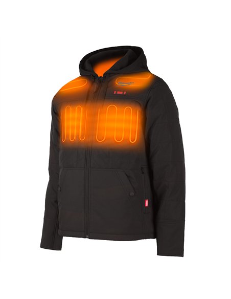 Jacheta puffer neagra incalzita M12 - Milwaukee - M12 HPJBL2-0 (M) - cod 4932480072