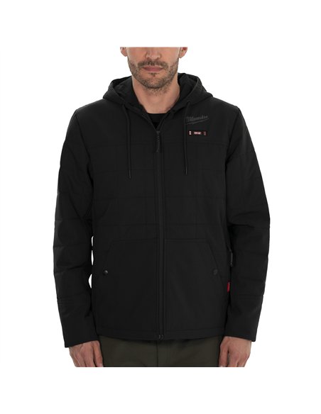 Jacheta puffer neagra incalzita M12 - Milwaukee - M12 HPJBL2-0 (XXL) - cod 4932480075