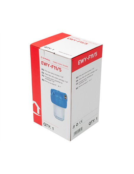 Filtru apa cartus bumbac 1"x5" - Ermetiq - EWY-F11_5