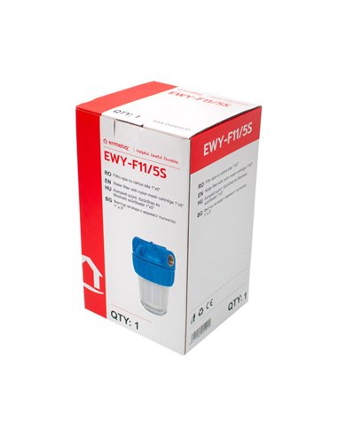 Filtru apa cu cartus sita 1"x5" - Ermetiq - EWY-F11_5S