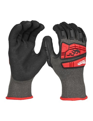 Manusi de protectie la impact - nivel de taiere E - Milwaukee - Impact Pro Cut E Gloves - 10/XL - 1 buc - cod 4932498537