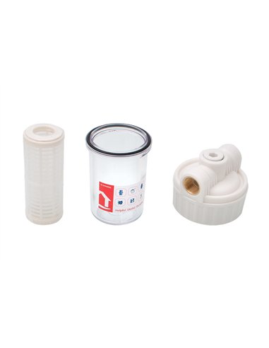 Filtru apa cu cartus sita 1/2"x5" - Ermetiq - EWY-F12_5S