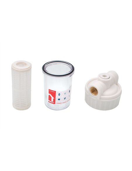 Filtru apa cu cartus sita 1/2"x5" - Ermetiq - EWY-F12_5S