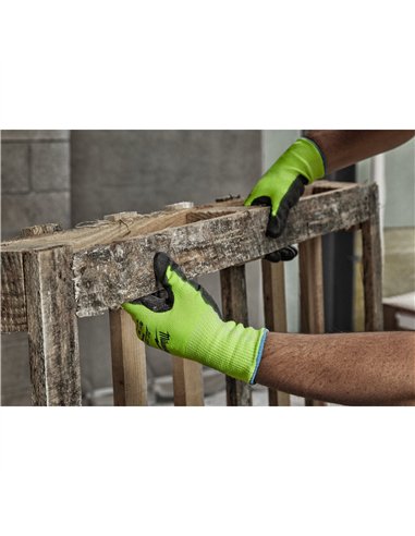 Manusi de inalta vizibilitate - nivel de taiere B - Milwaukee - Hi-Vis Cut B Gloves - 7/S - 1 buc - cod 4932479921