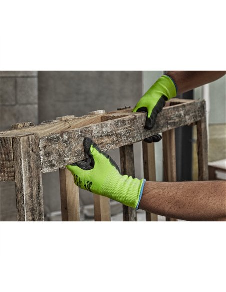 Manusi de inalta vizibilitate - nivel de taiere B - Milwaukee - Hi-Vis Cut B Gloves - 7/S - 1 buc - cod 4932479921
