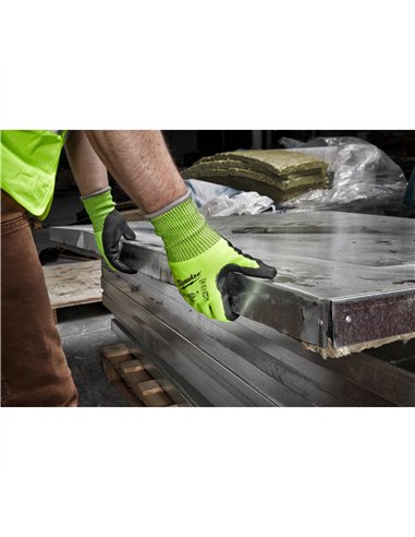 Manusi de inalta vizibilitate - nivel de taiere D - Milwaukee - Hi-Vis Cut D Gloves - 7/S - 1 buc - cod 4932479926