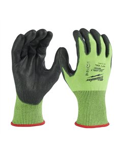 Manusi de inalta vizibilitate - nivel de taiere E - Milwaukee - Hi-Vis Cut E Gloves -11/XXL - 1 buc - cod 4932479935