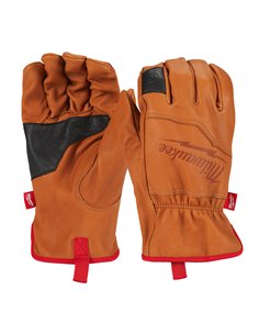 Manusi de protectie din piele - Milwaukee - Leather Gloves - 9/L - 1 buc - cod 4932478124