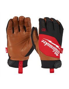 Manusi de protectie hibrid din piele - Milwaukee - Hybrid Leather Gloves - 10/XL - 1 buc - cod 4932471914