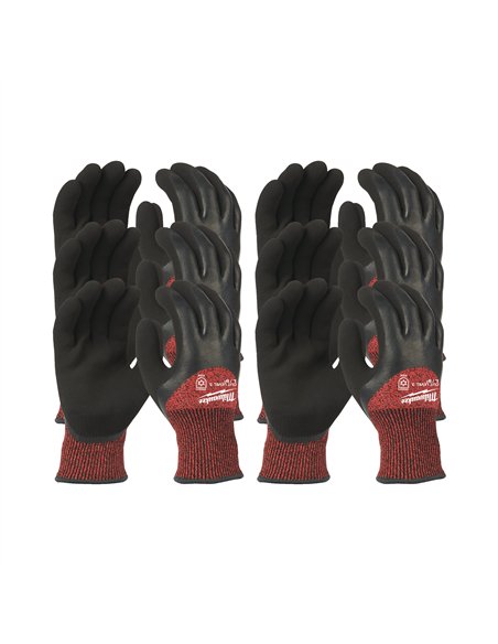 Manusi iarna - nivel de taiere C - Milwaukee - Pack Winter Cut C Gloves - 9/L - 1 2 buc - cod 4932471611