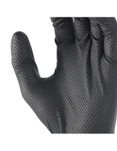Manusi de unica folosinta - Milwaukee - Nitrile Disposable Gloves Grip - 10/XL - 50 buc - cod 4932493236 2