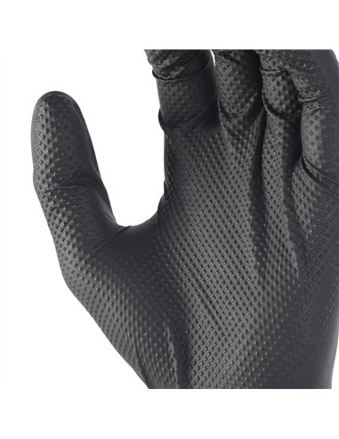 Manusi de unica folosinta - Milwaukee - Nitrile Disposable Gloves Grip - 9/L - 50 buc - cod 4932493235