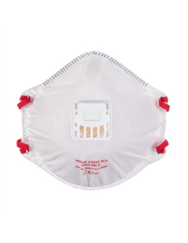 Masca FFP3 cu supapa - Milwaukee - FFP3 Respirator with Valve - 10 buc - cod 4932471906
