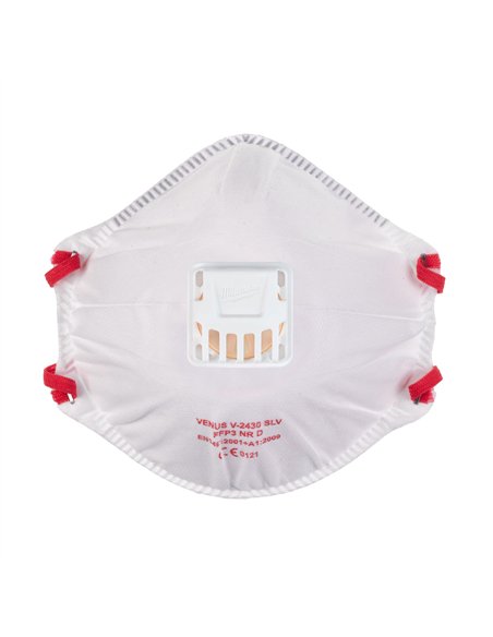 Masca FFP3 cu supapa - Milwaukee - FFP3 Respirator with Valve - 10 buc - cod 4932471906