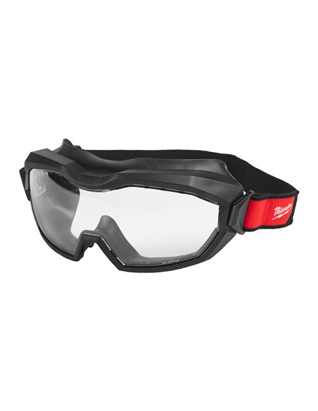 Ochelari Goggle profil inalt, ventilati - Milwaukee - High-Profile Goggle Vented Clear - 1 buc - cod 4932493435
